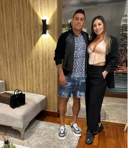 Pamela López y Christian Cueva cuando eran pareja.