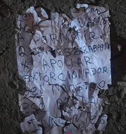 Dejan carta extorsiva a Toño Centella