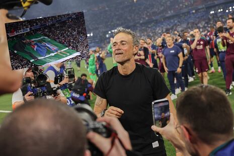 PSG campeón de la UEFA Champions League: El emotivo acto de los hinchas al entrenador Luis Enrique | VIDE...