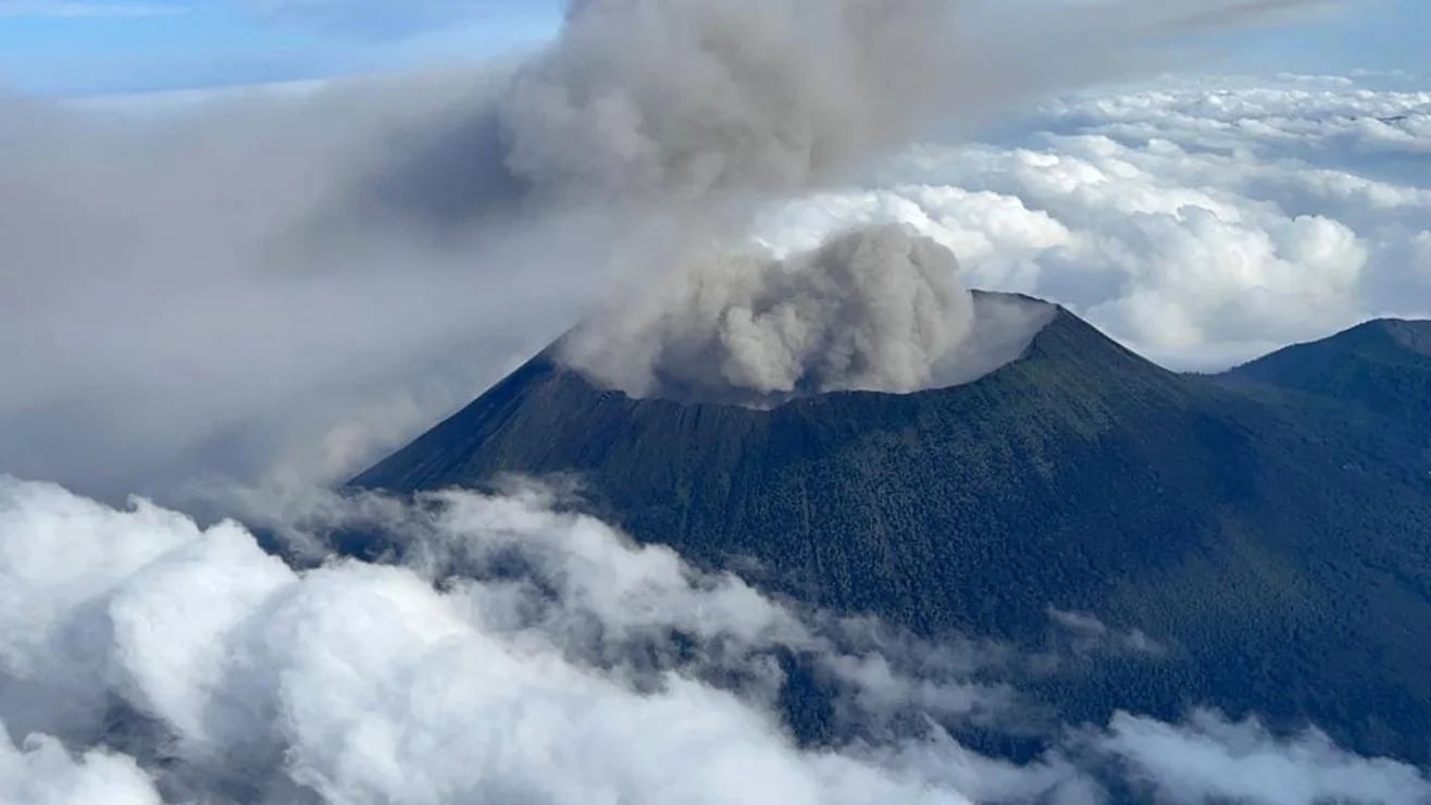 Volcán Nyiragongo. Foto: Internet.