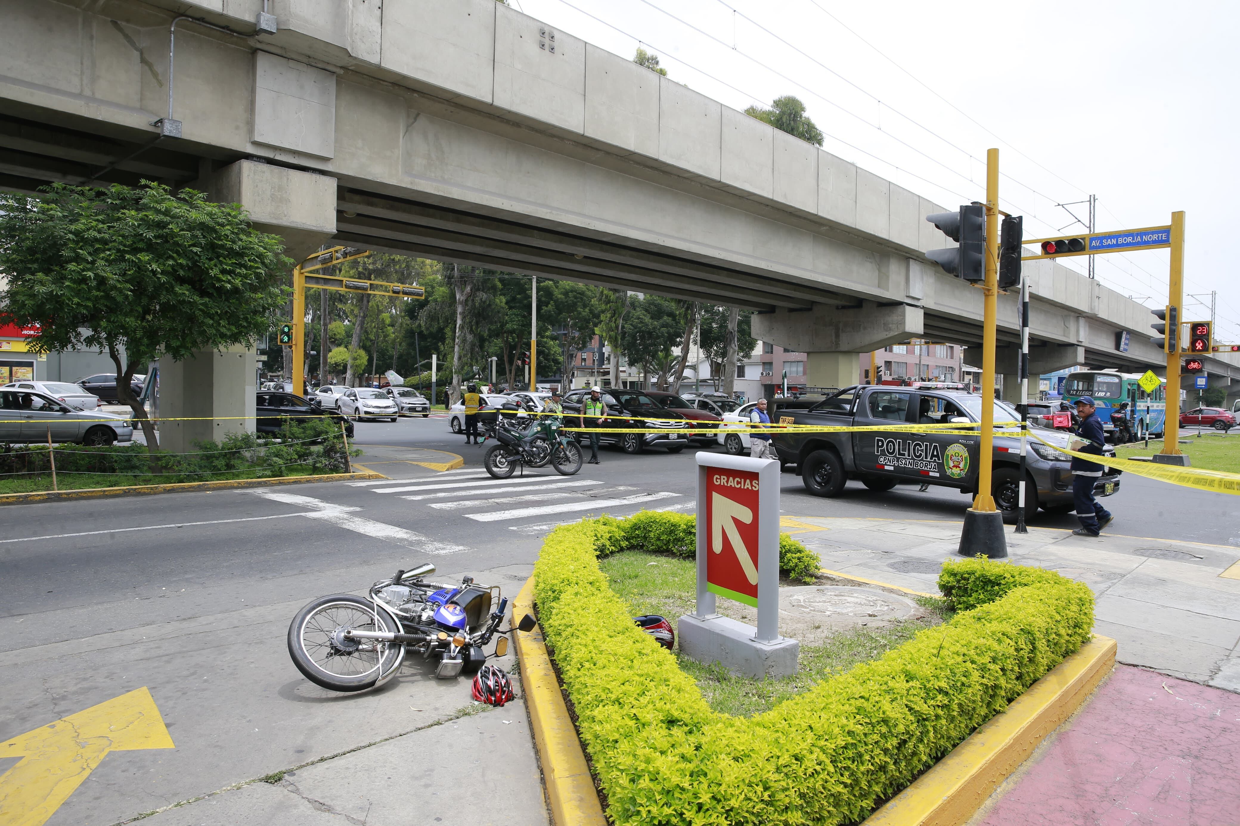 Balacera en San Borja. Foto: Allen Quintana / @photo.gec