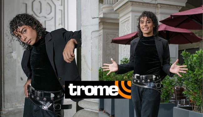 Gabriela Villanueva sorprende con el parecido que tiene al Rey del Pop. Foto: Julio Reaño Mesones/Trome.