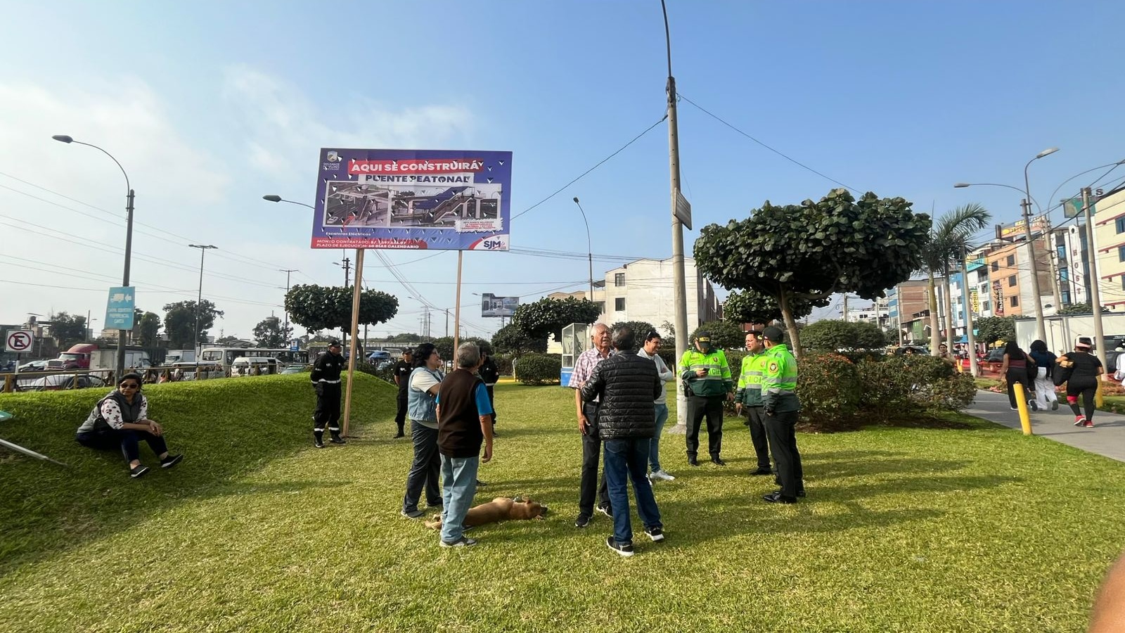 San Juan de Miraflores: puente peatonal mutilaría áreas verdes y generaría mayor inseguridad ciudadana.