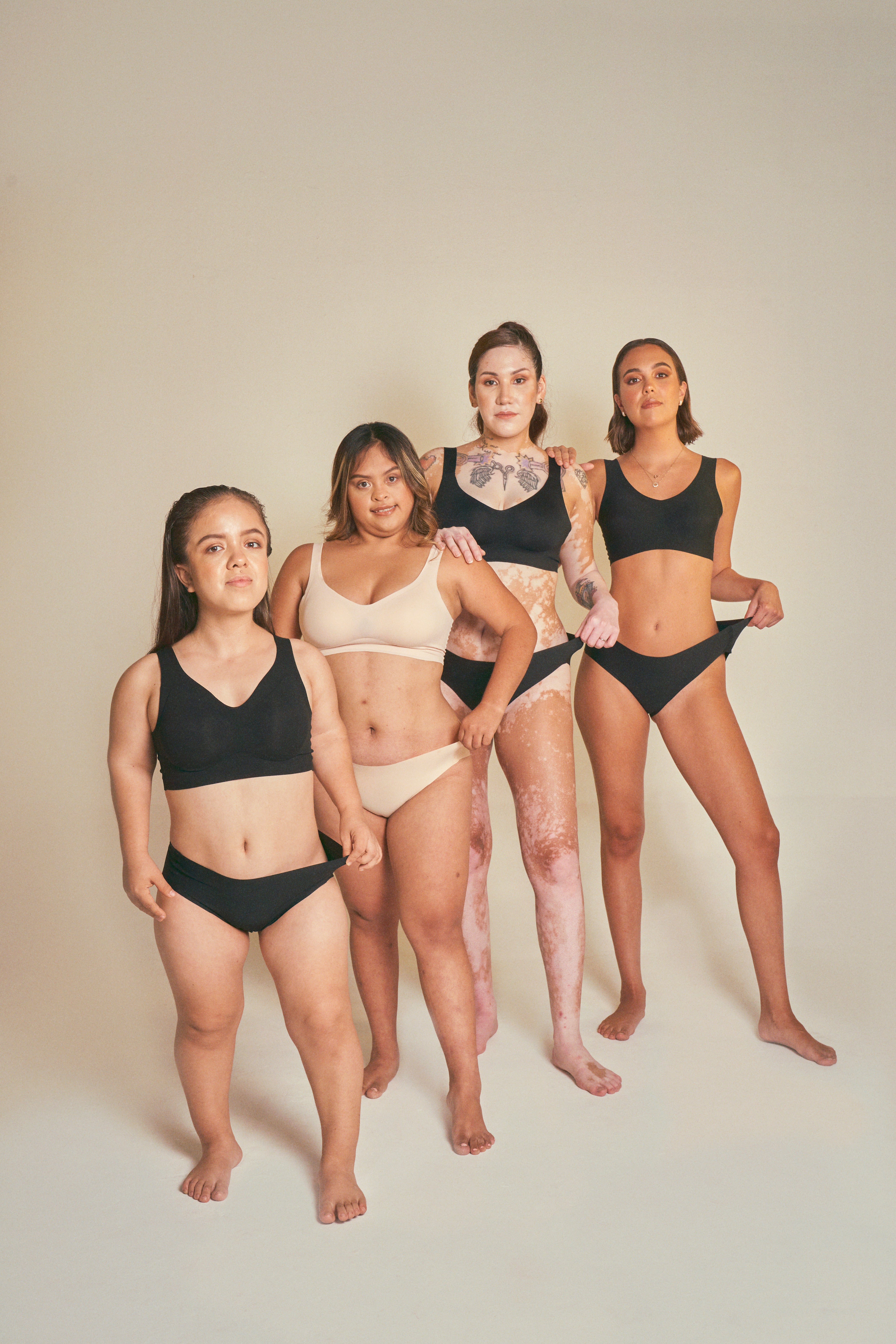 La marca busca romper con los estereotipos del cuerpo perfecto, que la mujer se ame tal como es. Foto: Sicurezza.