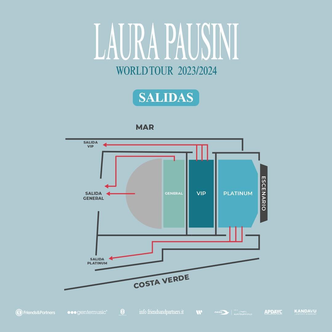 Salidas a Laura Pausini 2024.
