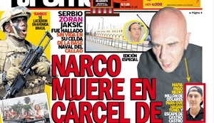 NARCO MUERE EN CÁRCEL DE MONTESINOS