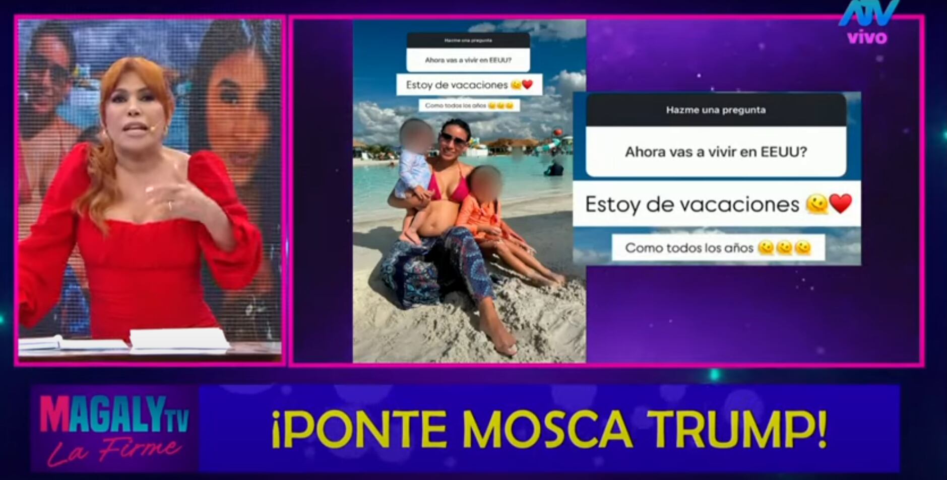 Periodista critica decisión de Samahara Lobatón. (Fuente: ATV)