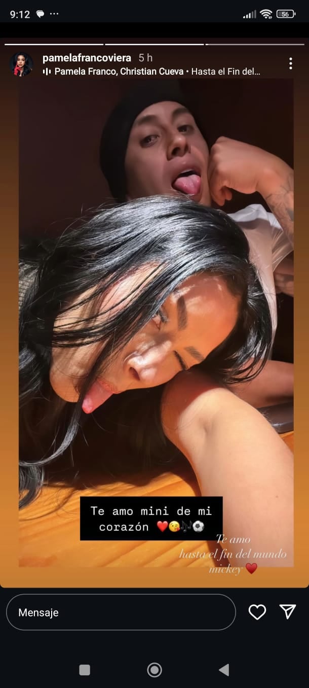 Pamela Franco responde romántica publicación de Christian Cueva.