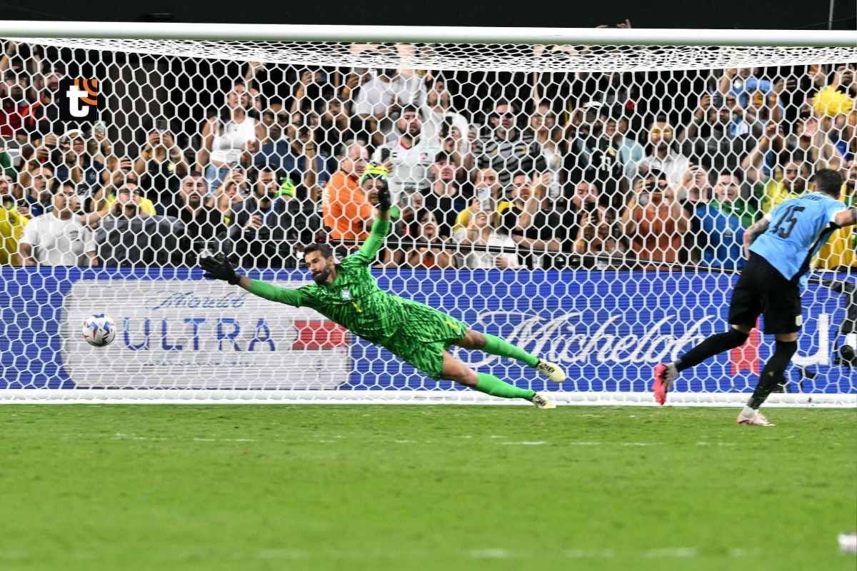 Uruguay dejó afuera de la Copa América a Brasil. (Agencias)