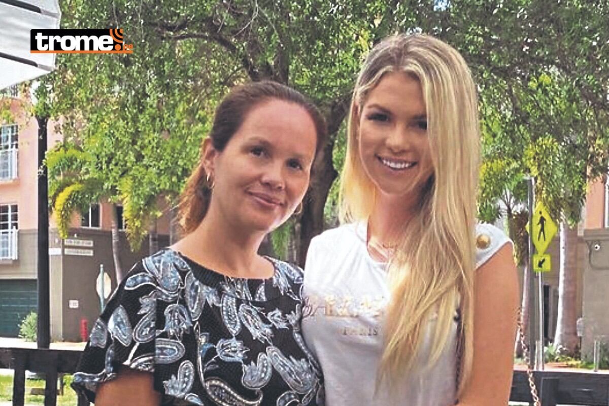 La mamá de Brunella Horna siempre se preocupó por su alimentación.