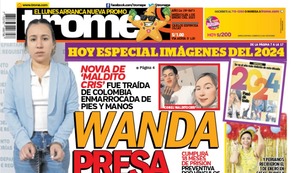 WANDA PRESA EN AÑO NUEVO