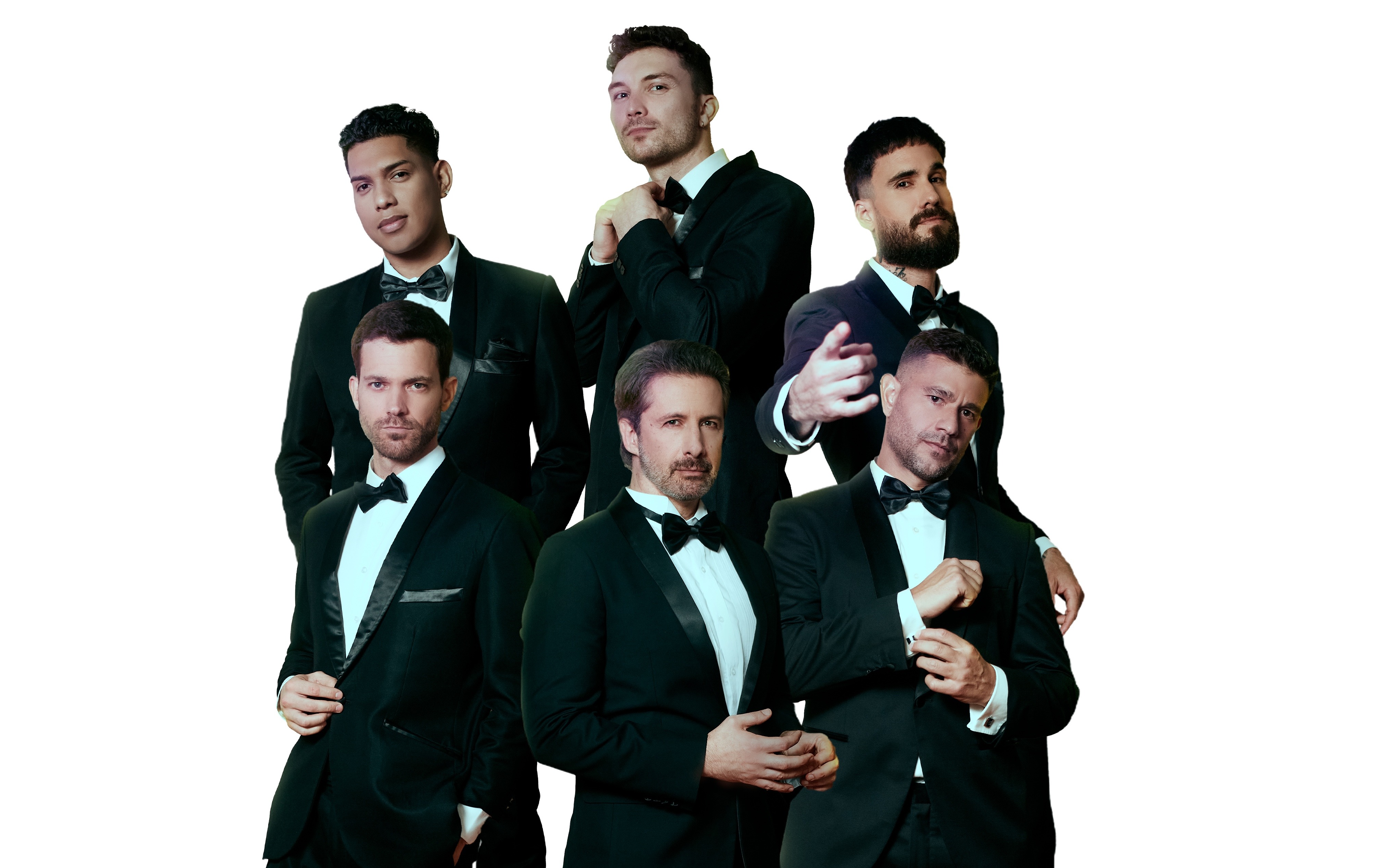 Yaco, Marco Zunino, Juan Carlos Rey de Castro, Stéfano Meier, Thony Valencia y Gino juntos en musical