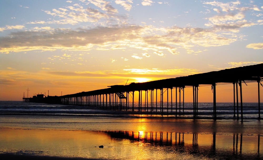 El muelle del balneario de Pimentel se
extiende en 695 m.(Foto: Shutterstock)