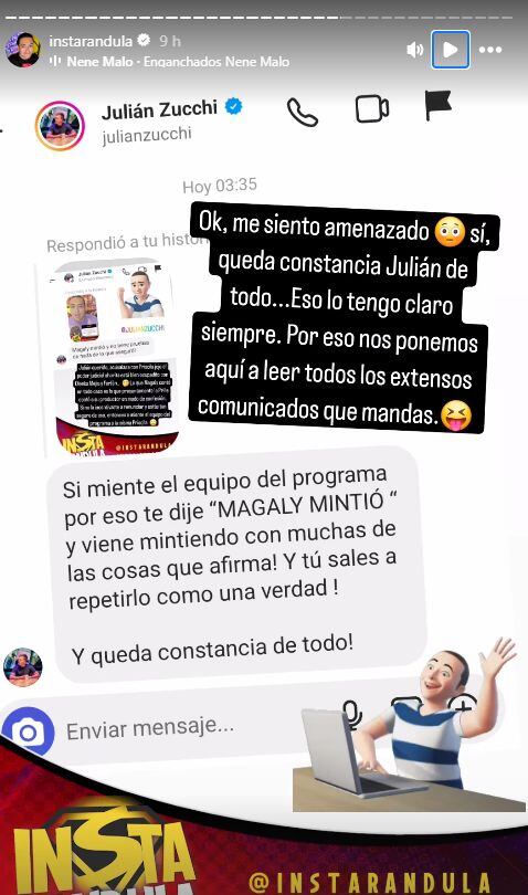 Julián Zucchi explota contra Samu