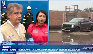 Gobierno dará trabajo temporal a personas afectadas por inundaciones en Villa El Salvador