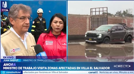 Gobierno dará trabajo temporal a personas afectadas por inundaciones en Villa El Salvador