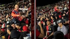 Viral: hinchas arequipeños sorprenden con el remo noruego