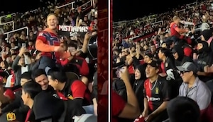 Viral: hinchas arequipeños sorprenden con el remo noruego