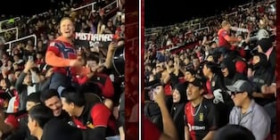 Viral: hinchas arequipeños sorprenden con el remo noruego
