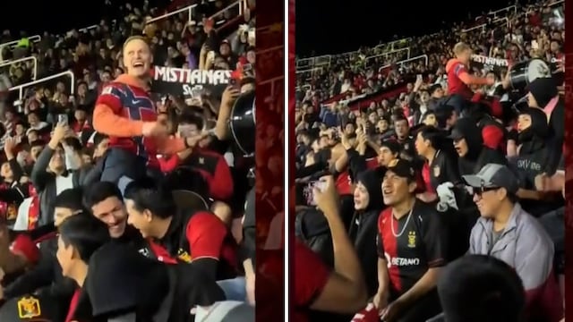 Viral: hinchas arequipeños sorprenden con el remo noruego
