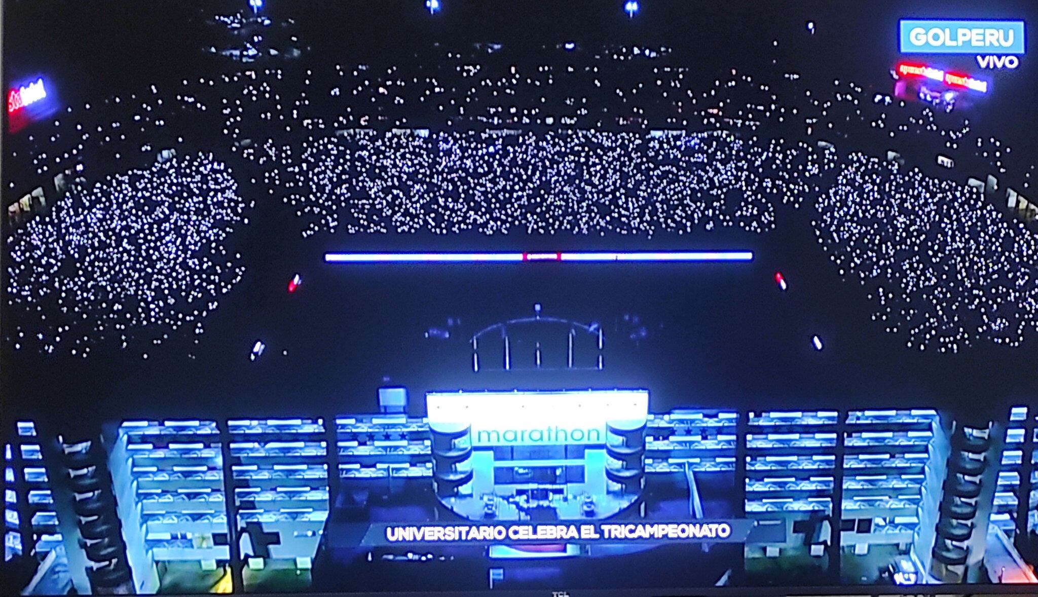 Universitario recordó el título del 2013 en el Monumental. (Captura GOL Perú)