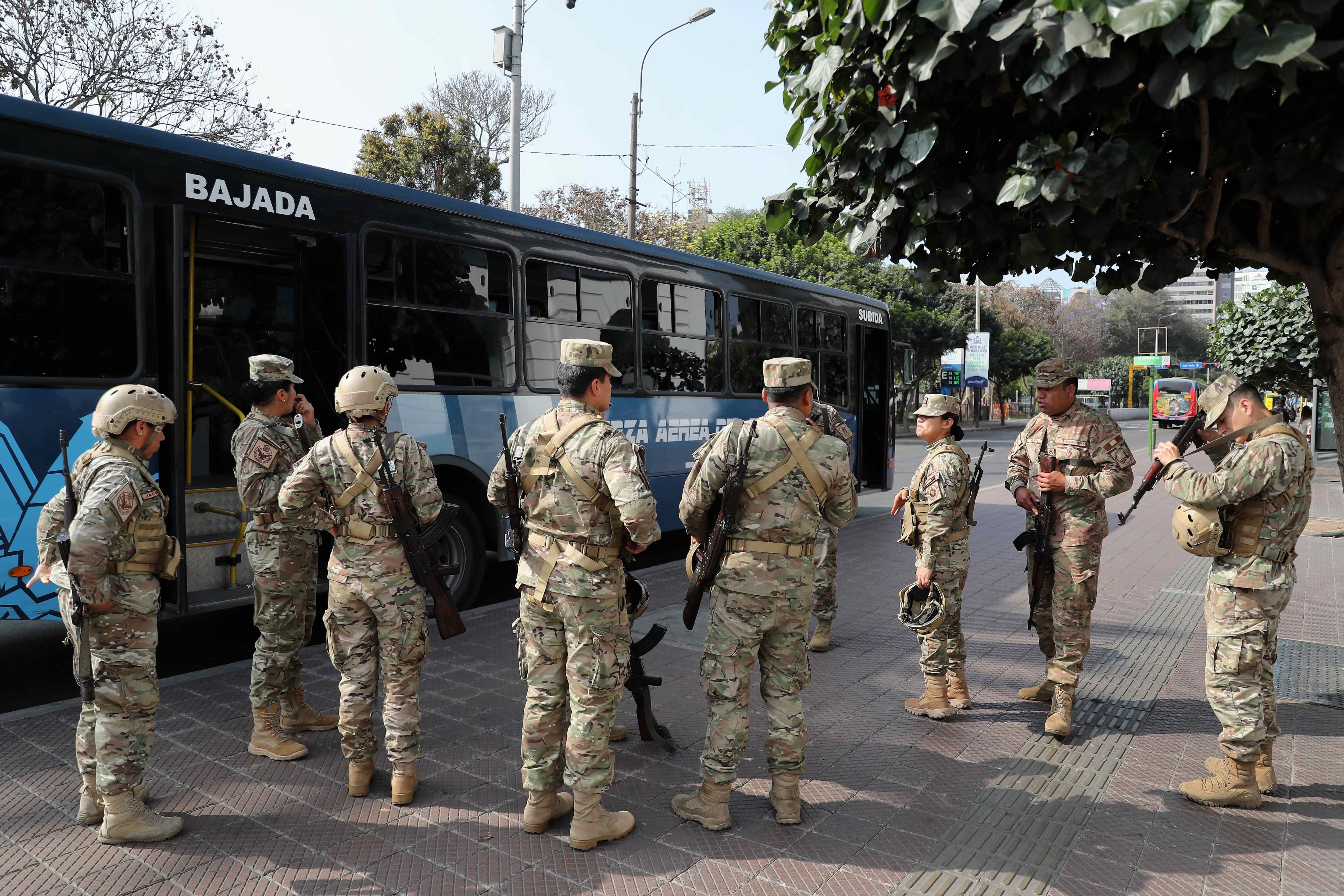 Estado de Emergencia en Lima este 22 de octubre de 2025. Foto: EFE/Paolo Aguilar