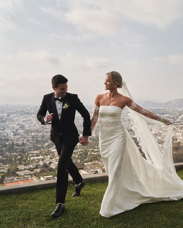 Carolina Braedt y Bruno Vega contrajeron matrimonio. Foto: Instagram