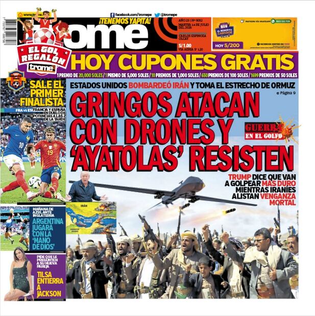 Portada Trome