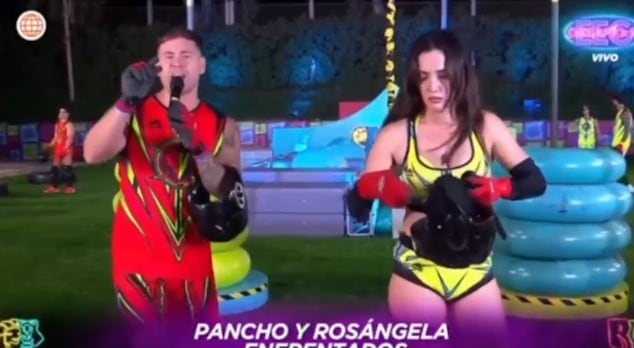 Rosángela y Pancho discutiendo en EEG.