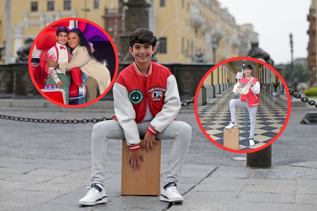 Exconcursante de ‘La Voz Kids’ compuso su primera canción ‘Sueña Perú’ y se siente muy orgulloso de ser peruano. Foto: Trome.