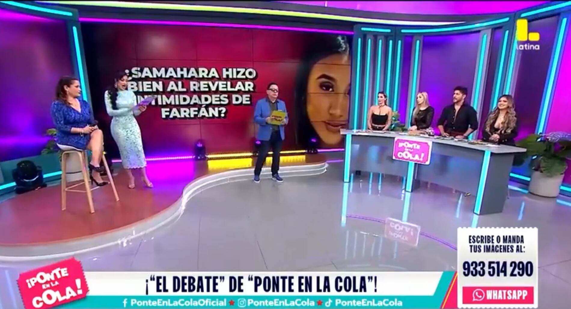 Le consultaron si es amiga de la influencer. (Fuente: Latina)