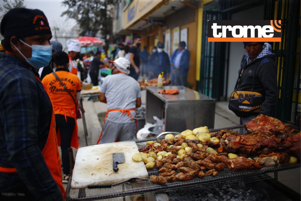 Vendieron anticuchos, panes con chicharrón y chicha de jora