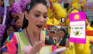 Pamela y Cueva recrean el yape de 280 soles en nuevo videoclip: “López estará con rabia”, escribe usuario