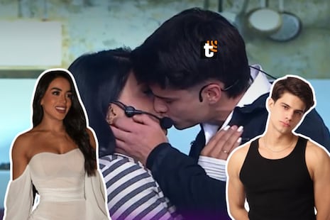 ¡Tremendo ‘chape’! Onelia Molina y Kevin Díaz se besan en reto de actuación en ‘EEG’ tras ser vinculados