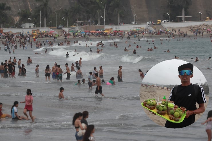 Aunque el día amaneció nublado, bañistas no se desanimaron y pasaron el feriado del Día del Trabajo en playas. Disfrutaron platos marinos, entre ellos el 'rompecolchón' o 'vuelve a la vida'. (Isabel Medina / Fotos: Alessandro Currarino / Trome).