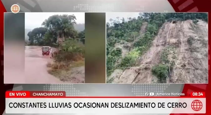 Derrumbes, desbordes y daños en puentes encendieron la alerta en la selva central.