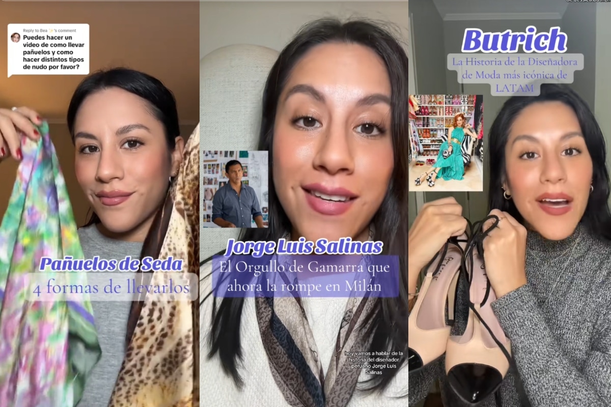 Encuéntrala en TikTok como @opinologa.de.moda. Foto: Composición TikTok.