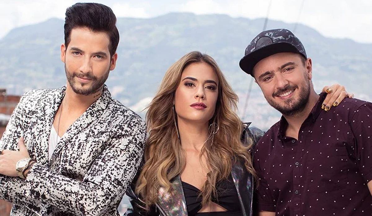 Actores de la serie colombiana "La reina del flow" (Foto: Caracol Televisión)