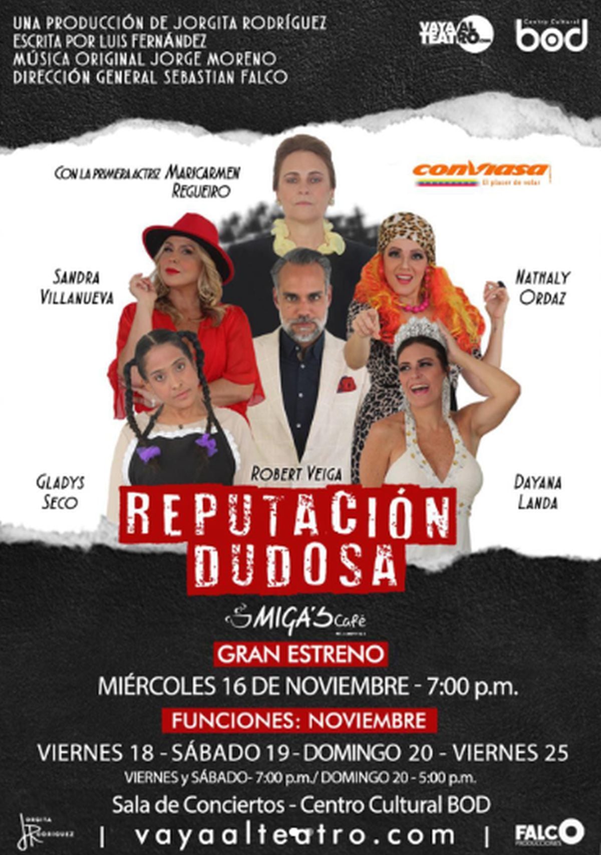 Con la obra teatral "Reputación dudosa", Maricarmen Regueiro marca su regreso a la actuación (Foto: Falco)