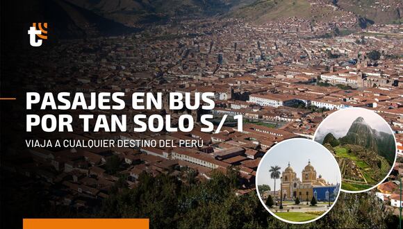 Pasajes en bus por S/1 a cualquier destino del Perú: ¿Cómo acceder a la promoción y qué empresas ofrecerán el servicio?