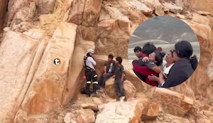 ¡Horas de desesperación en Trujillo! Rescatan finalmente a cuatro jóvenes atrapados en el peligroso cerro Chiputur