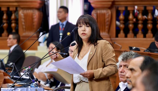 Mirtha Vásquez. Foto: Congreso.