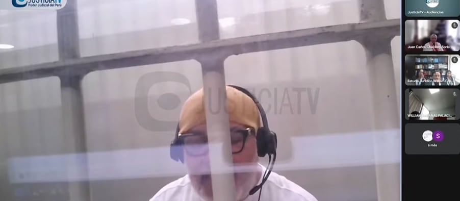 Andrés Hurtado en audiencia de que determinará si sale de prisión