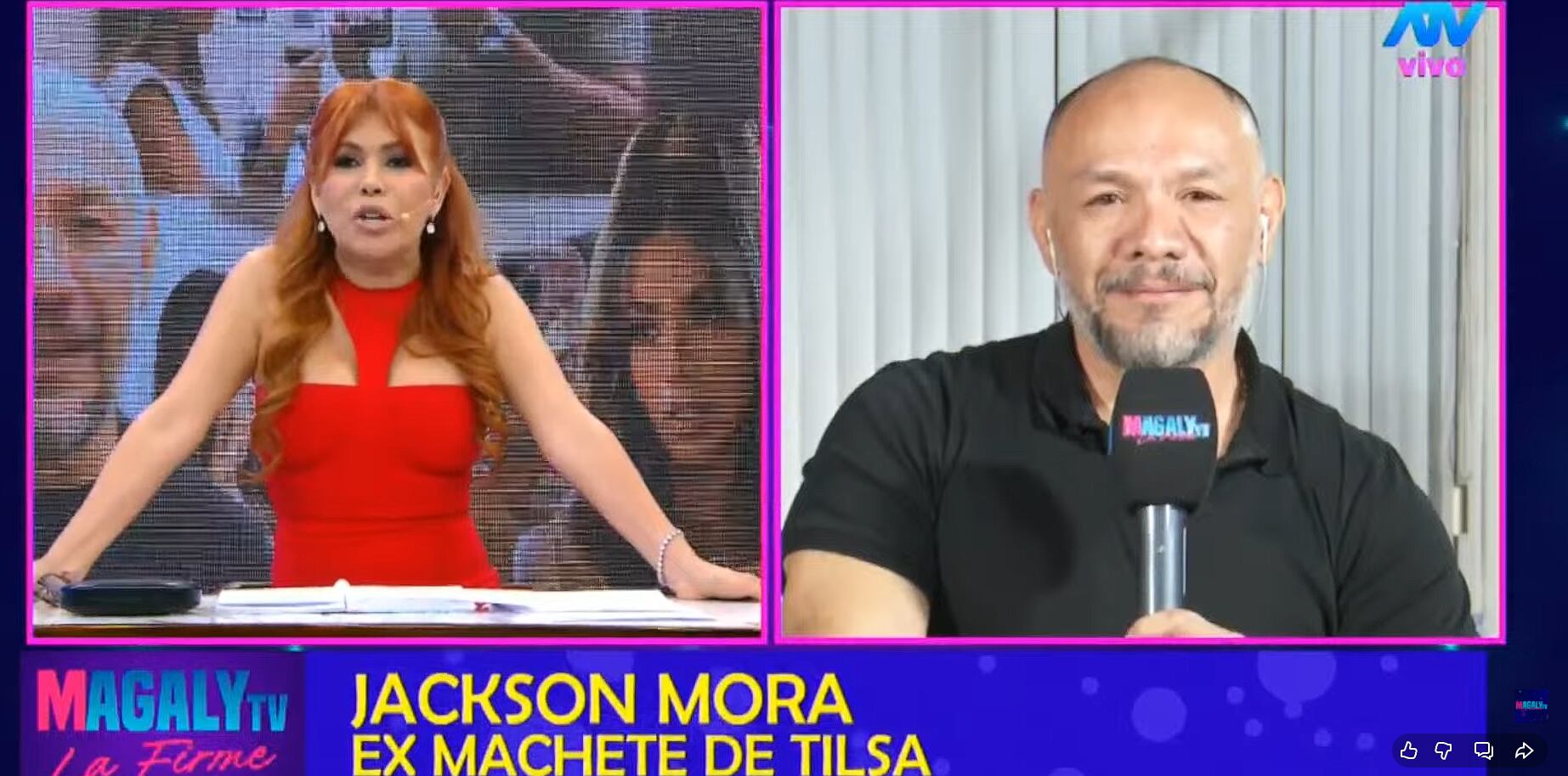 Magaly cuestionó al boxeador por sus coqueteos con Shirley Arica. (Fuente: ATV)