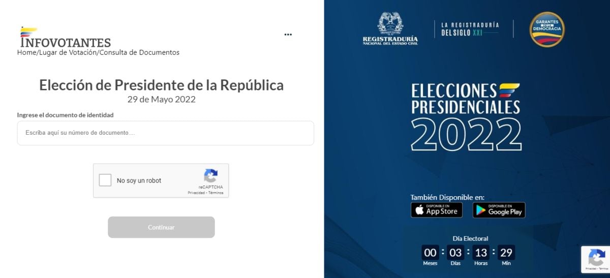 Completa los datos que te piden (Foto: Registraduría Nacional del Estado Civil)