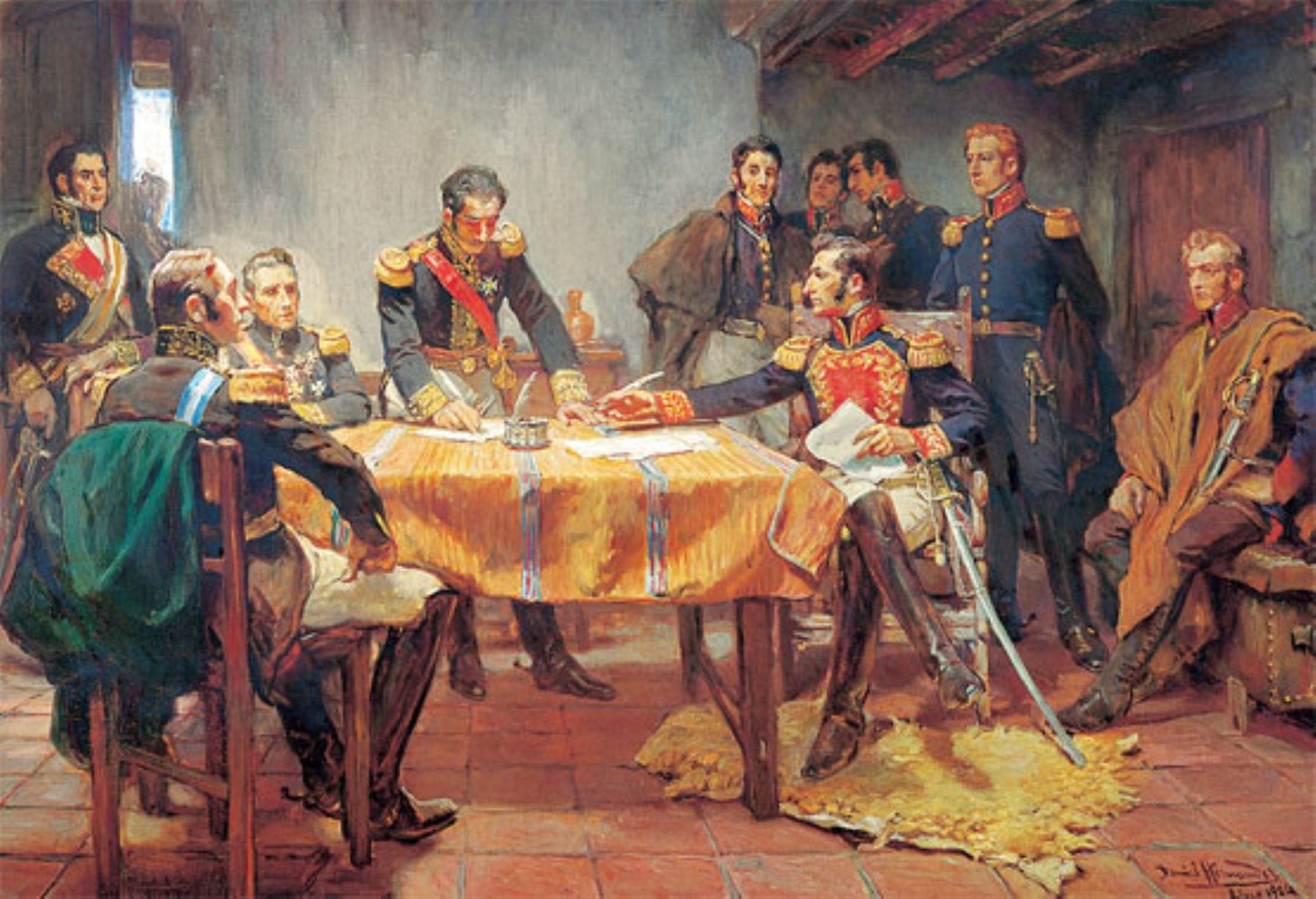 Acuerdo de hace 201 años selló la independencia del Perú. Foto: Internet.