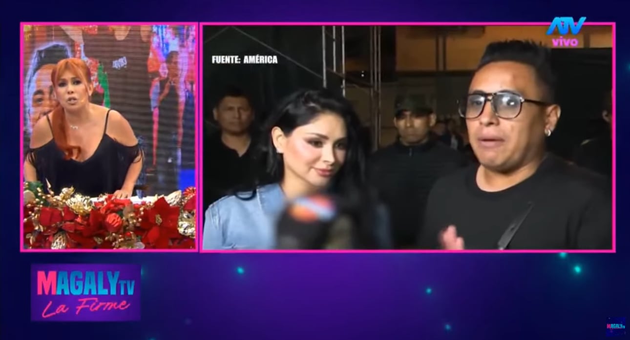 Magaly Medina critica a Christian Cueva por su actitud frente a la prensa.