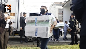 Se reporta retraso en entrega de material electoral en distritos de Lima y ONPE envía comunicado: “Demora equivale al 0.72 % del total”