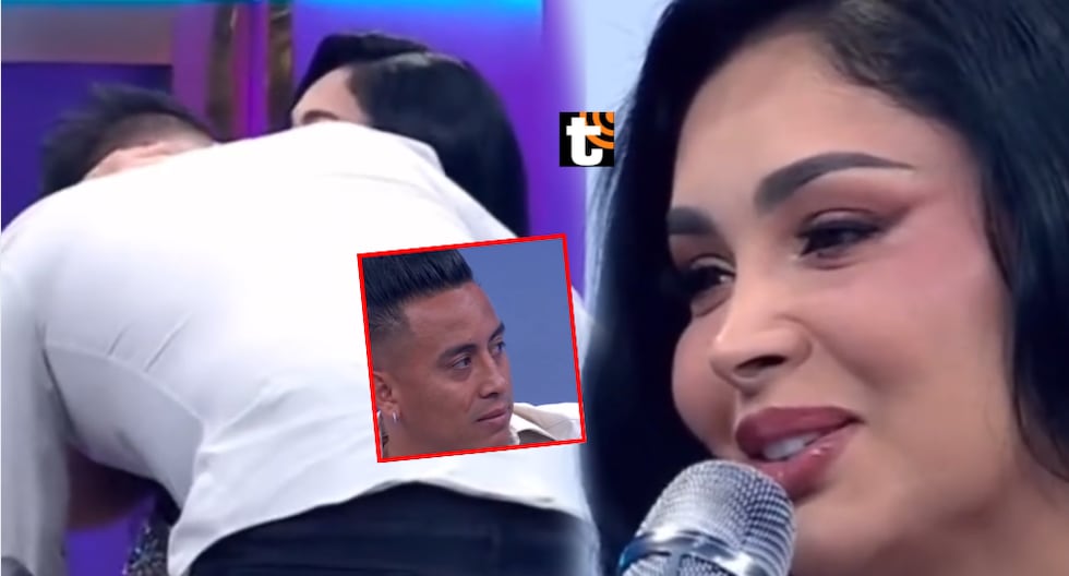 Pamela Franco se declara a Christian Cueva en emotiva escena televisiva
