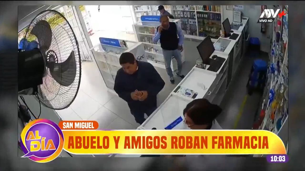 Dos hombres se acercaron primero a distraer a las vendedoras. Foto: ATV